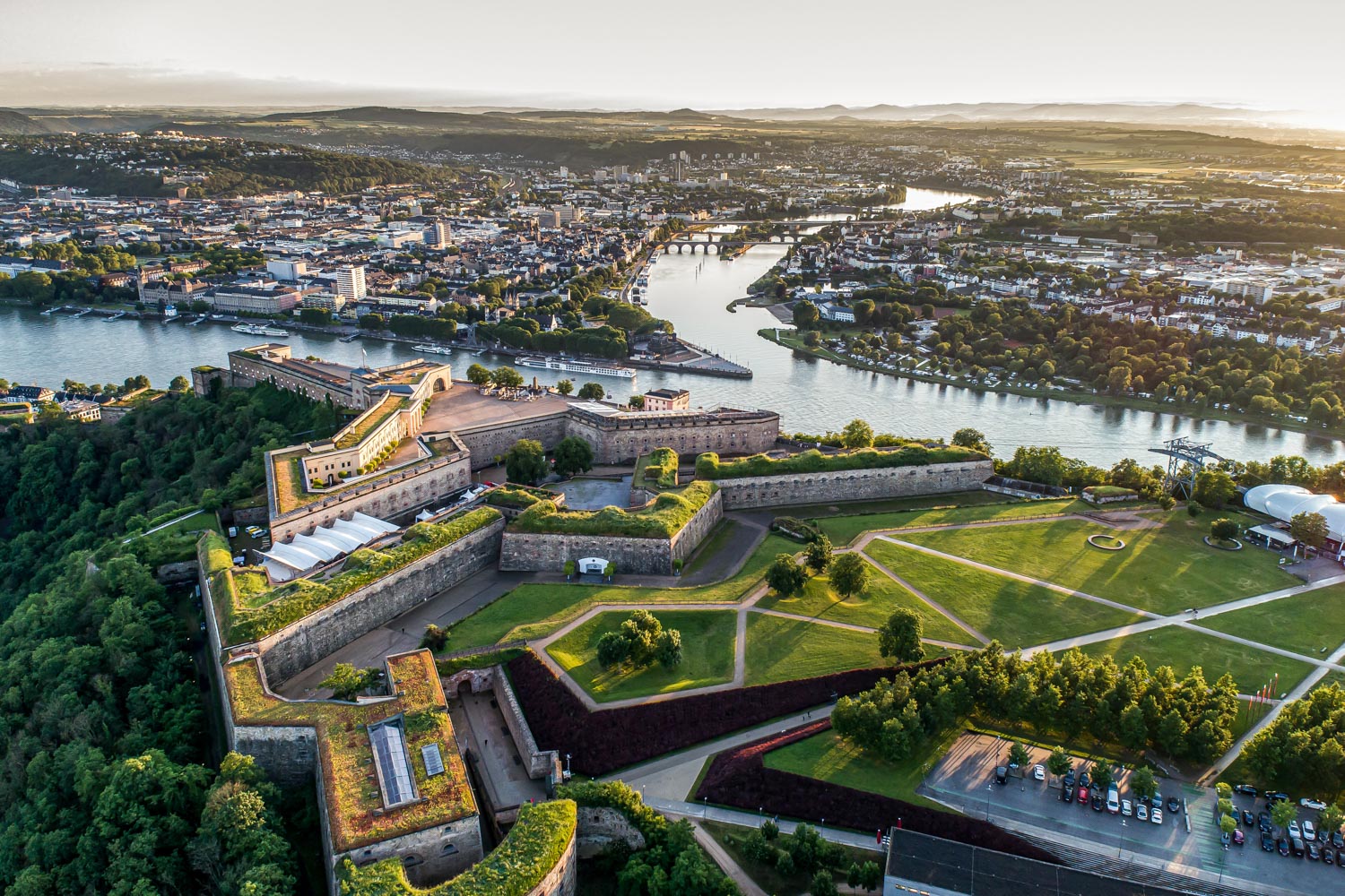 Festung Ehrenbreitstein in Koblenz