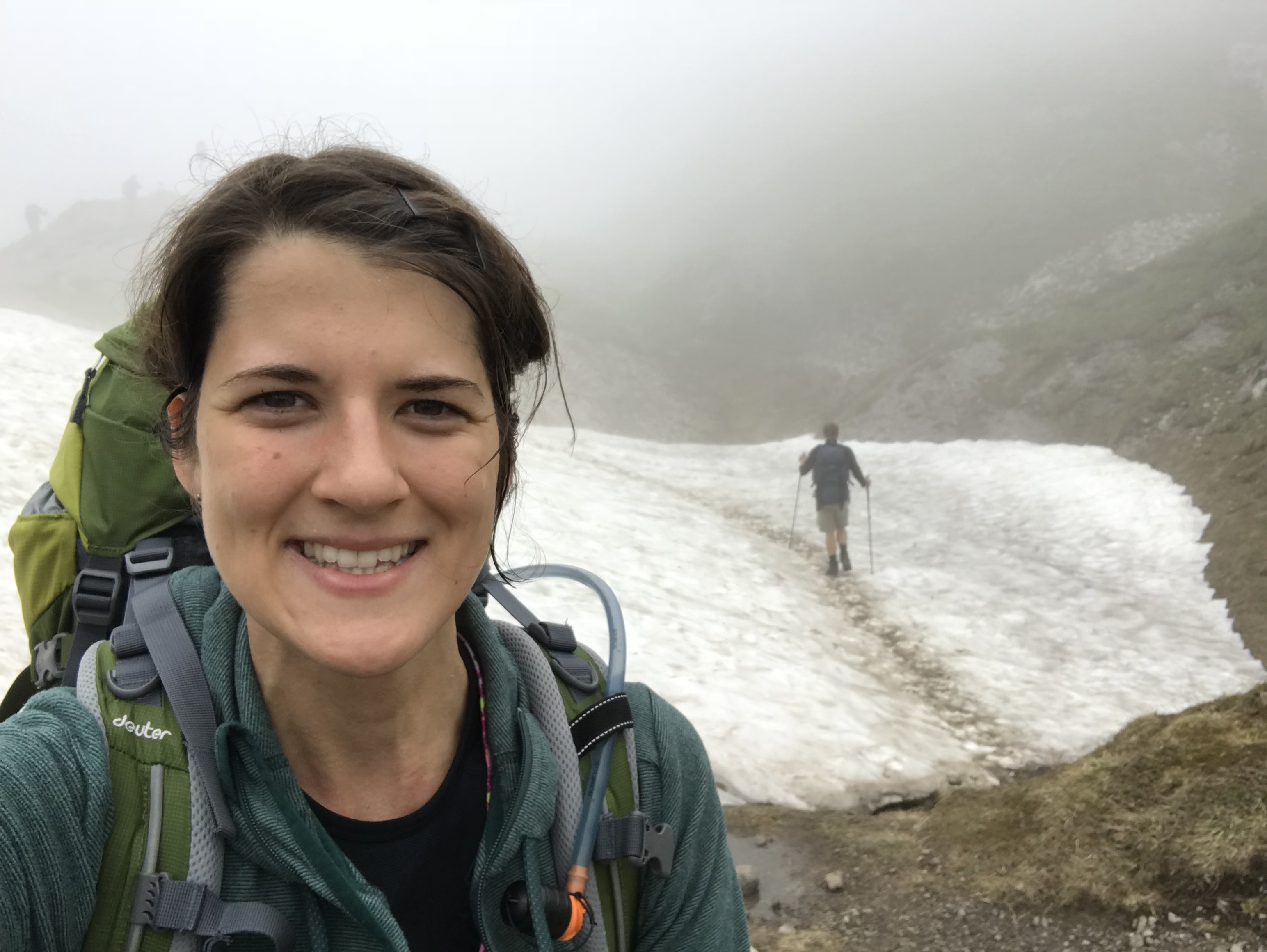 Lisa vor Altschneefeldern