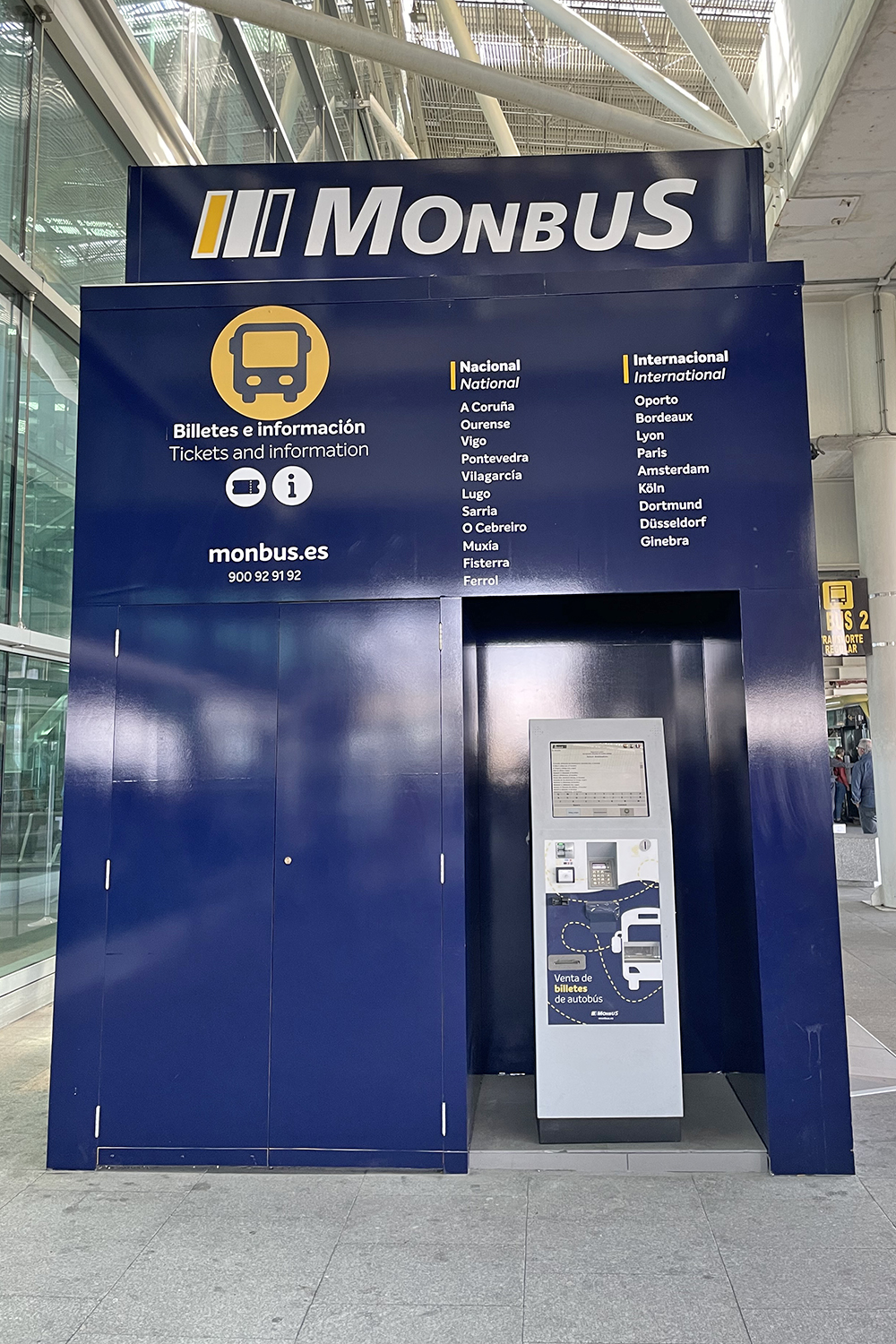 Ticketschalter Monbus